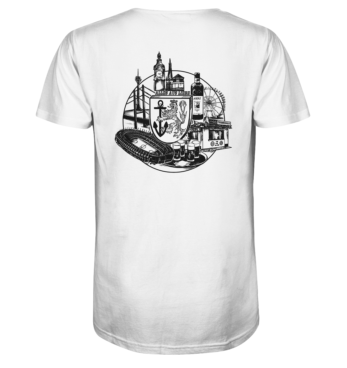 Back Tee Düsseldorf - Organic Shirt