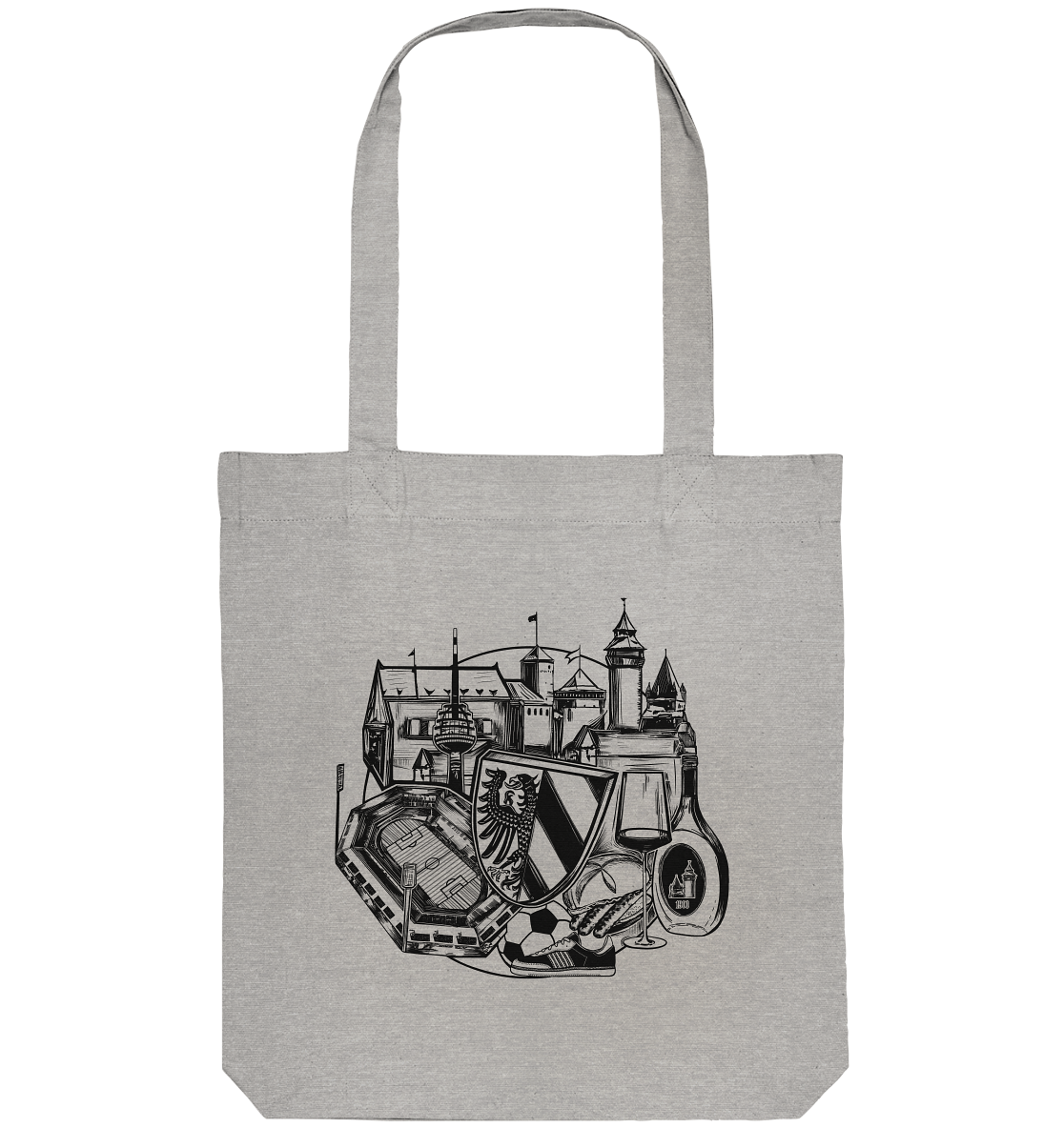Authentic Tote Bag "Nuremberg" - Organic Tote Bag