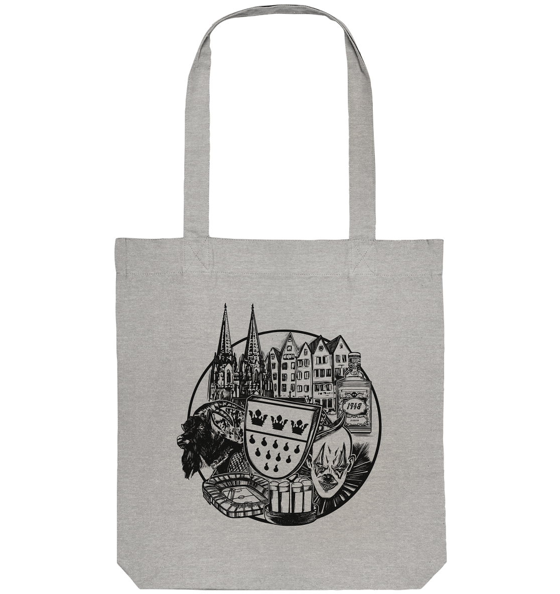 Authentic Tote Bag "Cologne" - Organic Tote Bag