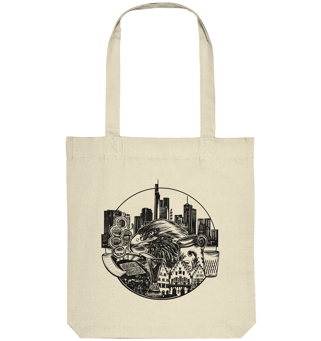 Authentic Tote Bag "Frankfurt" - Organic Tote Bag